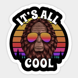 Bigfoot - it's All Cool Sticker